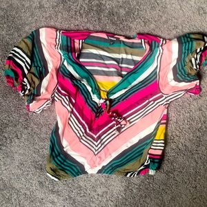 Multicolored Express top